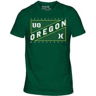 HURLEY Mens Oregon Ducks Premium Crew T Shirt   Size Xl, Green