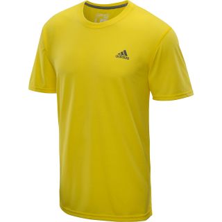 adidas Mens Clima Ultimate Short Sleeve Training T Shirt   Size 2xl, Yellow