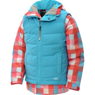 THE NORTH FACE Girls Vestamatic Triclimate Jacket   Size Small, Turquoise