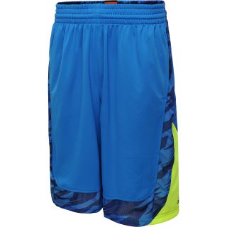 adidas Mens Edge Camo Basketball Shorts   Size Large, Blue Hero