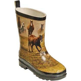 Itasca Misty Pony Kids Rubber Fashion Boots   Size 10, Pony (689600 100)
