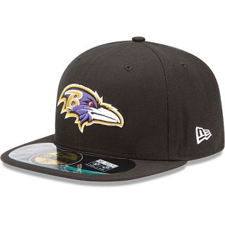 NEW ERA Youth Baltimore Ravens Official On Field 59FIFTY Fitted Hat   Size 6