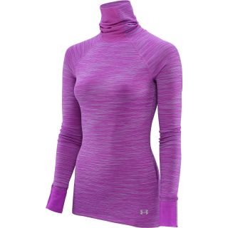 UNDER ARMOUR Womens Printed Fly By Running Turtleneck Top   Size Medium,