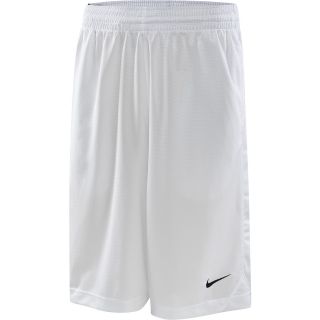 NIKE Mens Layup Basketball Shorts   Size Medium, White/black