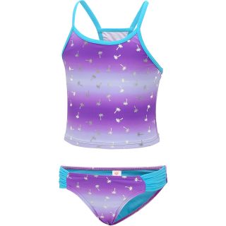 LAGUNA Girls Summer Bliss 2 Piece Swimsuit   Size 7, Purple