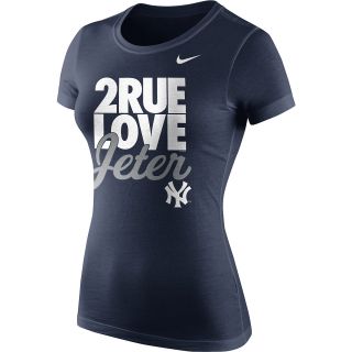 NIKE Womens New York Yankees Derek Jeter 2rue Love Tri Blend Short Sleeve T 