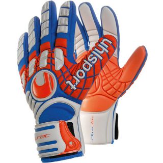 uhlsport Akkurat Aquasoft Soccer Keeper Gloves   Size 9 (1000785 01 09)