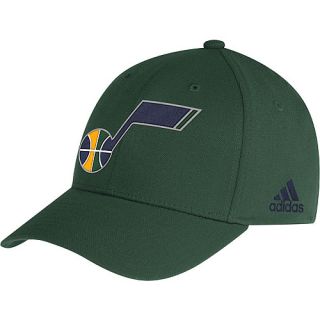 adidas Mens Utah Jazz Team Color Structured Flex Cap   Size S/m