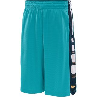 NIKE Mens Elite Stripe Basketball Shorts   Size Large, Photo Blue/orange