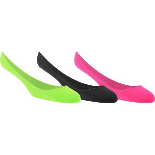 SOF SOLE Womens Hidden Footie Socks   3 Pack   Size Medium, Pink/green