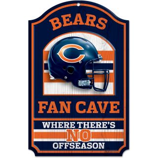Wincraft Chicago Bears Fan Cave 11x17 Wooden Sign (05409010)