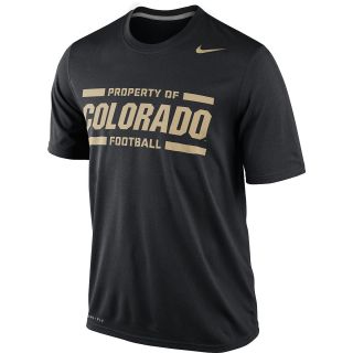 NIKE Mens Colorado Buffaloes Practice Legend Short Sleeve T Shirt   Size
