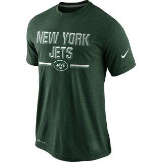 NIKE Mens New York Jets Legend Chiseled Short Sleeve T Shirt   Size Medium,