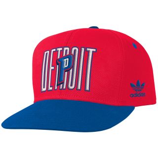 adidas Youth Detroit Pistons Lifestyle Team Color Snapback   Size Youth
