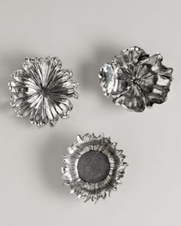 Three Silvery Flowers