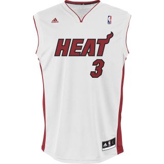 adidas Youth Miami Heat Dwayne Wade #3 Revolution 30 Replica NBA Home White