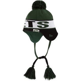 NEW ERA Mens New York Jets Crayon Box Knit Hat, Green