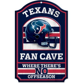 Wincraft Houston Texans Fan Cave 11x17 Wooden Sign (05448010)