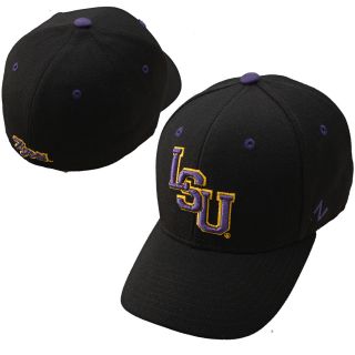 Zephyr Louisiana State University Tigers DH Fitted Hat   Black   Size 6 7/8,