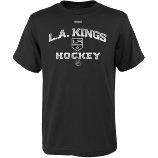 REEBOK Youth Los Angeles Kings Authentic Elite Short Sleeve T Shirt   Size Xl