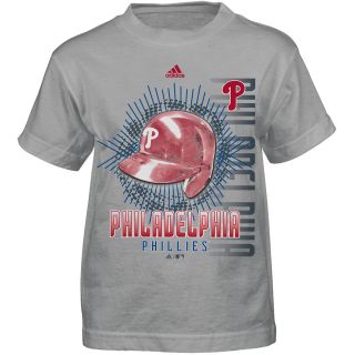 adidas Youth Philadelphia Phillies Unbreakable Short Sleeve T Shirt   Size 7,
