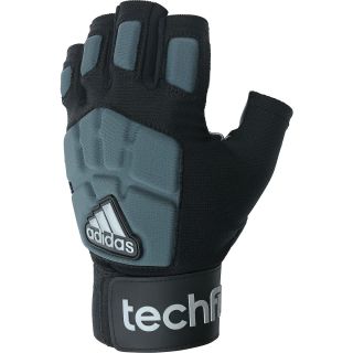 adidas Adult TechFit Half Finger Lineman Football Gloves   Size Medium,