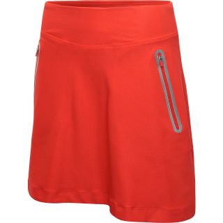 NIKE Womens Dri FIT No Sew Knit Golf Skort   Size Large, Hyper Red/grey