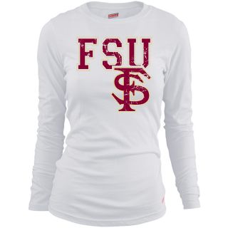 SOFFE Girls Florida State Seminoles Long Sleeve T Shirt   White   Size Small,