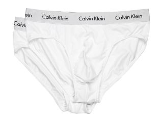 Calvin Klein Underwear Microfiber Stretch 2 Pack Hip Brief U8720 Mens Underwear (White)