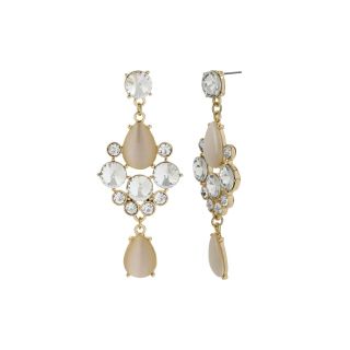 MIXIT Neutral Chandelier Earrings, White