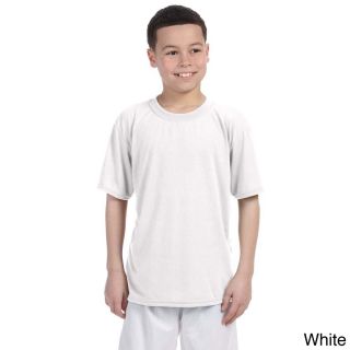 Gildan Gildan Youth Performance Jersey knit T shirt White Size L (14 16)