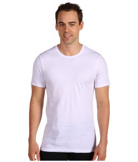 Calvin Klein Underwear Slim Fit Crew Neck 3 Pack Mens Short Sleeve Pullover (White)