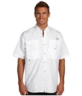 Columbia Bonehead S/S Shirt Mens Short Sleeve Button Up (White)