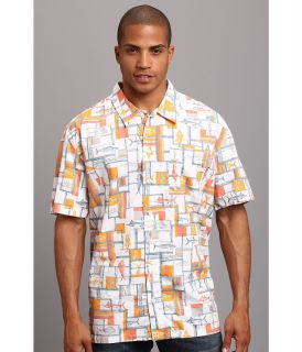 Columbia Trollers Best S/S Shirt Mens Short Sleeve Button Up (Orange)