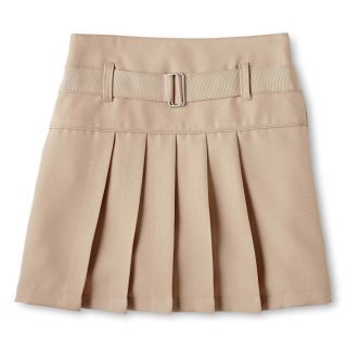 Izod Belted Scooter Skirt   Girls 4 16 and Girls Plus, Su Khaki, Su Khaki, Girls