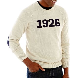 Haggar 1926 Crewneck Sweater, Oatmeal, Mens