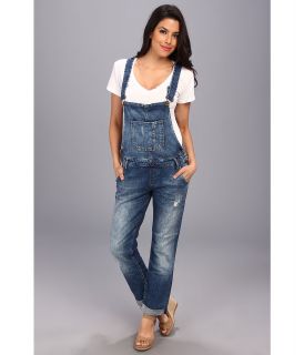 Mavi Jeans Edera Overall in Mid R Vintage Womens Overalls One Piece (Blue)