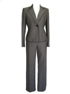 LE SUIT Island Escape 2 Pc Jacket/Pant Suit GREY 6 Business Suit Pants Sets