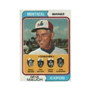 1974 Topps #531 Gene Mauch MG/Dave Bristol CO/Cal McLish CO/Larry Doby CO/Jerry Zimmerman CO   NM Sports Collectibles