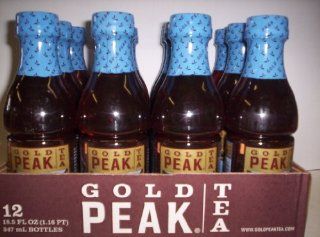 Gold Peak Iced Tea, Sweetened   18.5 Fl Oz (1.16 Pt) 547 Ml(pack of 12) Health & Personal Care