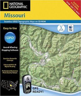 National Geographic TOPO Map of Missouri (Mac) GPS & Navigation