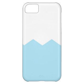 blue chevron part iPhone 5C cases