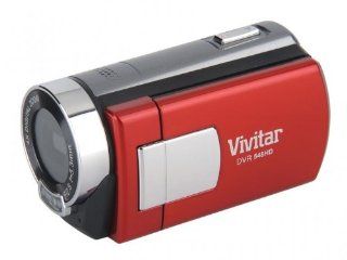 Vivitar 5.1 MP HD 4X Digital Camcorder Recorder 548 w/ 2 inch Screen Red  Camera & Photo