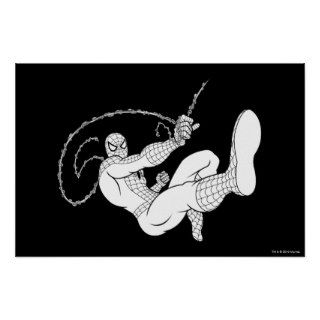 Spider Man Swing Kick Posters