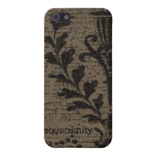 Vintage Urn Wood Grain iPhone Cover Case For iPhone 5