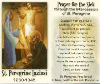 Saint/St. Peregrine Holy Prayer Card Cancer Patron 