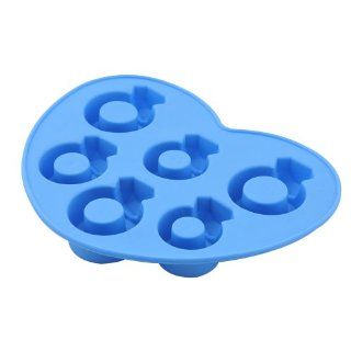 Ice Cube Tray, Ring Shaped (Random Color) Kitchen & Dining