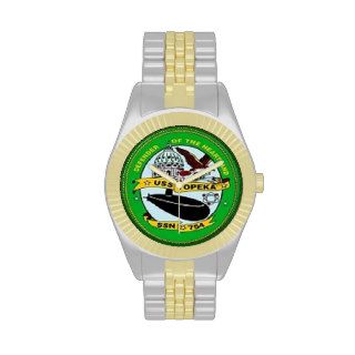 Topeka / SSN 754 / Gold and Silver Tone Watch