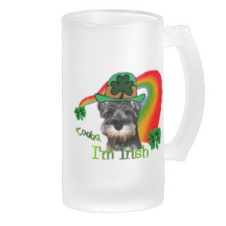 St. Patricks Day Mini Schnauzer Mugs