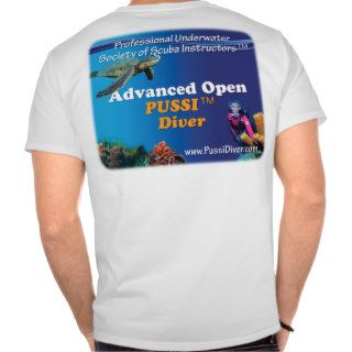 Advanced Open PUSSI Diver Tshirt